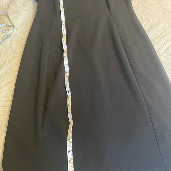 Calvin Klein Black Mini Dress with Bow Detail - Picture 9 of 9